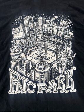 Pittsburgh Pirates PNC Park Stadium Giveaway Graphic T-Shirt XL